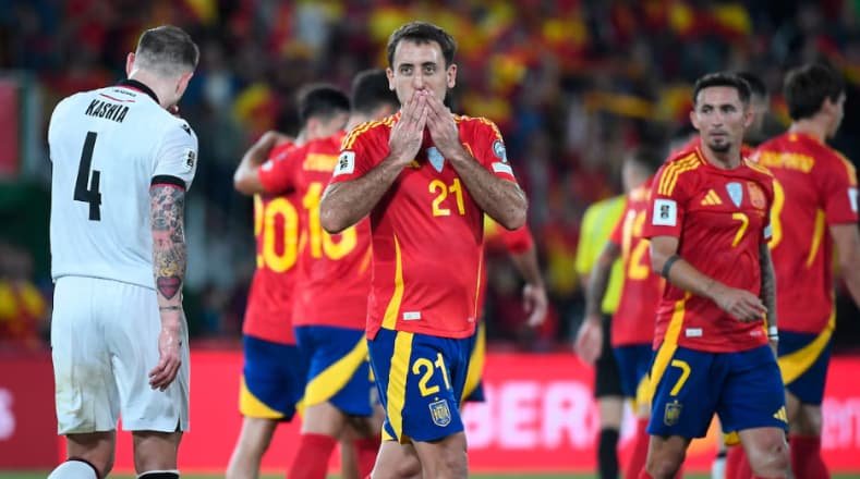 إسبانيا تفوز على جورجيا في تصفيات كأس العالم
