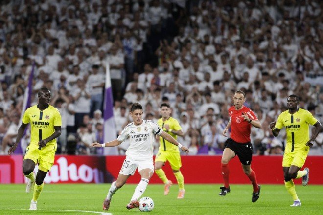 فوز ريال مدريد على فياريال ويعتلي صدارة الدوري الإسباني